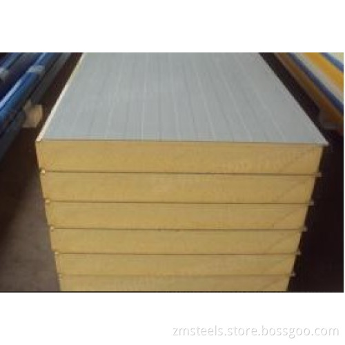 high quality 50mm pu colored steel sandwich board